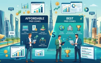 Affordable and the Best Free Zones in UAE for 2026: A Real-Cost Comparison